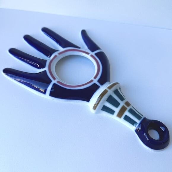 Sargadelos Porcelain Good Luck Hand of Fate Wall Hanging - Handmade in Spain - Picture 2 of 7